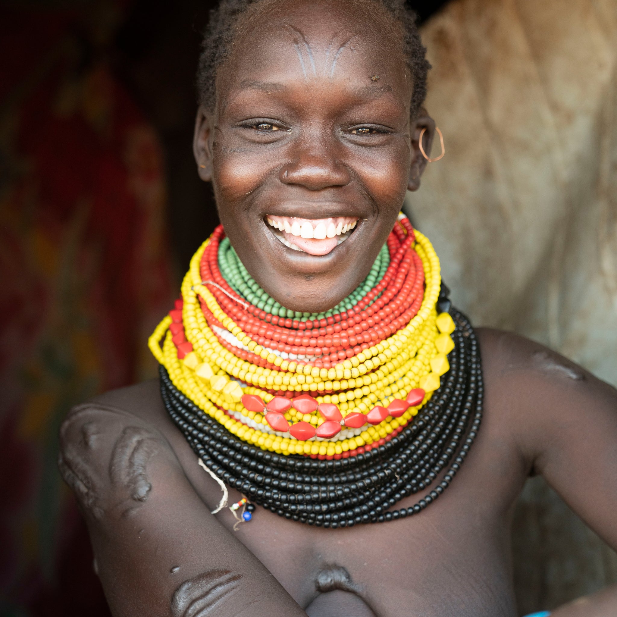 Fotografía: Sonrisas con collares Nyangaton